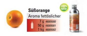 @ Süße Orange Aroma natürlich (50g)