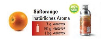 @ Süße Orange Aroma natürlich (1000g)