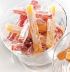 Fruchtmus-Stäbchen/-Streifen Himbeer 'Frucht-Gelée'