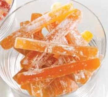 @ Fruchtgelée-Stäbchen/-Streifen Birne