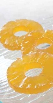 Ananas in Scheiben kandiert & glasiert
