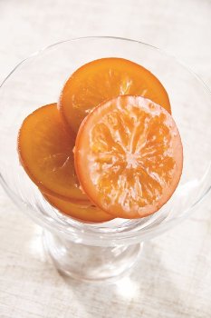 Orangen-Scheiben kandiert & glasiert