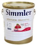 Himbeer-Konfitüre passiert ohne Kerne