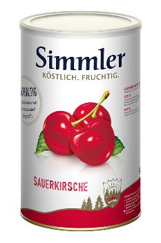 Sauerkirsch-Konfitüre extra mit Stücken