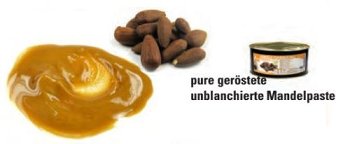 @ Mandel Paste braun aus ungehäuteten Mandeln
