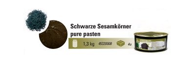 @ Schwarze Sesam Paste