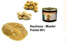@ Pralinen-Masse Haselnuss-Mandel 50%