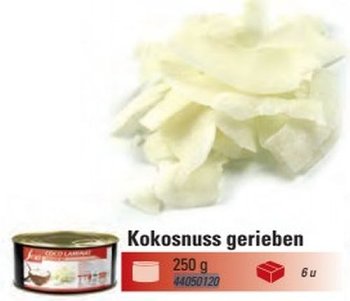 @ Kokosnuss grob gerieben getrocknet (200g)