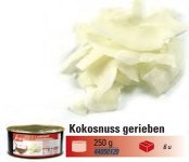 @ Kokosnuss grob gerieben getrocknet (200g)