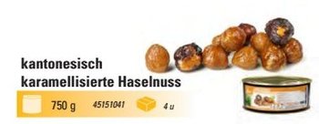 @ Haselnusskerne ganz karamellisiert, kantonesisch (600g)