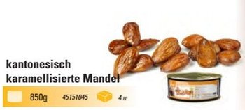 @ Mandel ganz braun karamellisiert (600G)