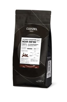 Couverture Noir Infini 99% dunkel | zartbitter, Drops