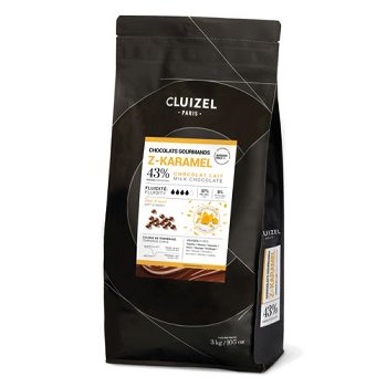 Couverture Z Karamel 43% milch, Drops