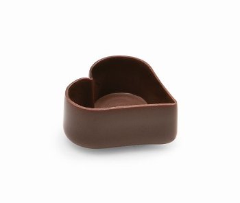 Schoko- | Dessert- | Pralinen-Schalen Herz klein bitter (384 Stk)