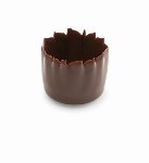 Schoko- | Dessert- | Pralinen-Schalen Rund geriffelt klein bitter (288 Stk)