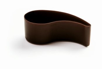 Schoko- | Dessert- | Pralinen-Schalen Komma | Tropfen groß bitter (32 Stk)