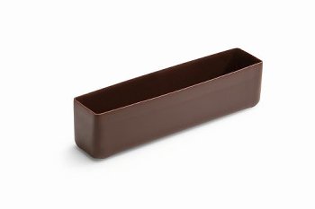 Schoko- | Dessert- | Pralinen-Schalen Rechteck groß bitter (42 Stk)