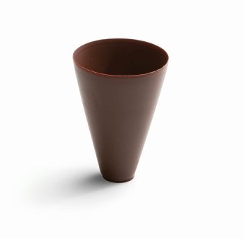 @ Schoko- | Dessert- | Pralinen-Schalen Cones | Hörnchen bitter (24 Stk)