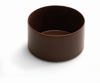 Schoko- | Dessert- | Pralinen-Schalen Rund groß bitter (48 Stk)