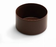 Schoko- | Dessert- | Pralinen-Schalen Rund groß bitter (48 Stk)