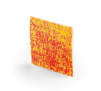 @ Schoko-Dekor Carré weiß mit Motiv rot (288 Stk)