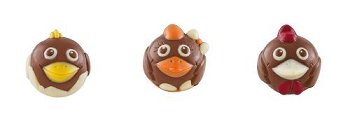@ Schokoladen-Hühnerfamilie 'Piou Piou' vollmilch (45g)