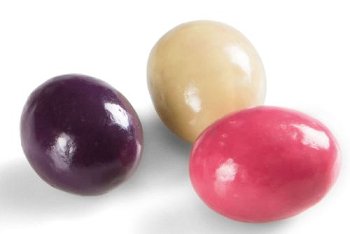 @ Pralinen-Eier weiß Sortiment bunt (lose Ware)