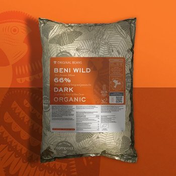 BIO Couverture 'Beni' 66% dunkel | zartbitter, Drops | Chips