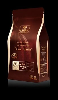 Couverture 'Blanc Satin' 30,5% weiß, Drops | Chips