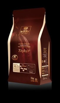 Couverture 'Zephyr' 34% weiß, Drops | Chips