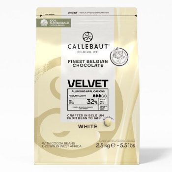 Couverture 'Velvet' 34,6% weiß, Drops | Chips | Callets