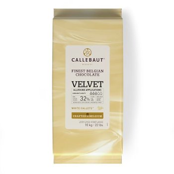Couverture 'Velvet ' 34,6% weiß, Drops | Chips | Callets