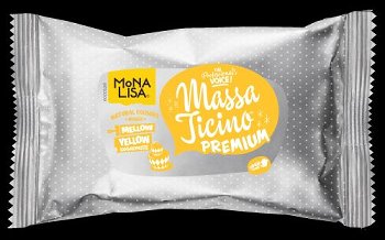 Rollfondant | Überzugs- | Modelliermasse gelb 'Massa Ticino Tropic Mellow Yellow'