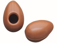 Ei-Hohlkörper | Pralinen-Eier mit Loch mittel milch (343 Stk)