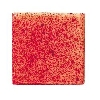 Schoko-Dekor Aufleger weiß Carré 'Moucheté' orange/rot (280 Stk)