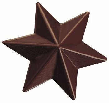 @ Schoko-Dekor Aufleger bitter Sterne (48 Stk)