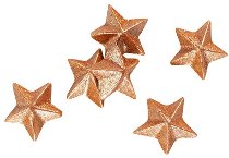 Schoko-Dekor Sterne bitter bronze (200g)