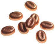 @ Schoko-Dekor bitter Kaffeebohnen bronze (200g)