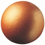 @ Schoko-Dekor Kugeln weiß dagiert bronze klein (63 Stk)