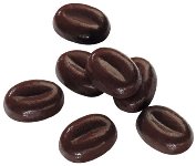@ Schoko-Dekor Aufleger bitter Kaffeebohnen (285g)