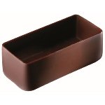 @ Schoko- | Pralinen-Schalen Rechteck klein dunkel | bitter (350 Stk)
