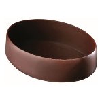 @ Schoko- | Pralinen-Schalen Oval dunkel | bitter (350 Stk)