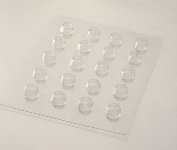 @ Gießform-Blister für Halter Weihnachtsbaumkugeln (3 Blister für 60 Stk)