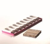 Silikon-Matte /-Form für 8 Eis am Stiel | Stieleis 'Mini-Magnum'