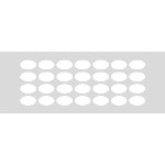 @ Schablone | Aufstreichmatte Oval (39x15cm)