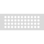@ Schablone | Aufstreichmatte Rund (39x15cm)