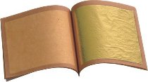 Blattgold-Blättchen (25 Blatt)