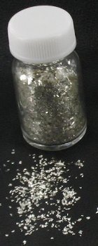 Streusilber Flitter grob (1g)