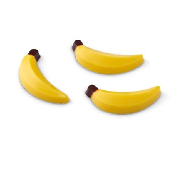 Schoko-Dekor Aufleger Bananen (160 Stk)
