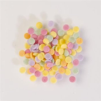 Zucker-Streudekor Konfetti bunt